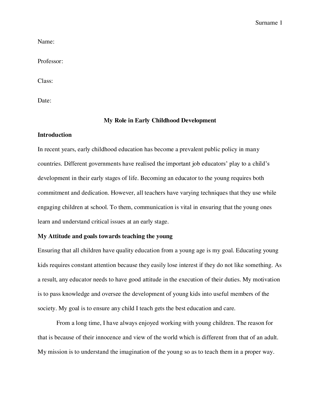 Preview image for My Role in Early Childhood Development